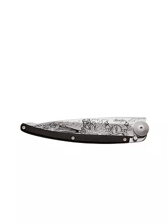 DEEJO | Taschenmesser Ebenholz Titan FEUERWEHRMANN 37G | 
